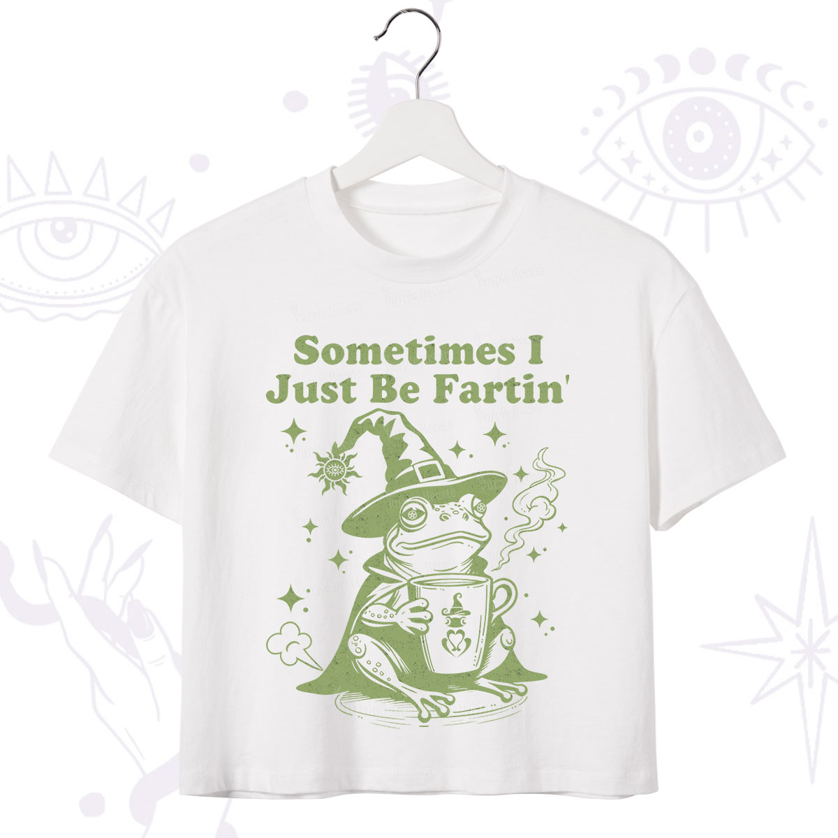Purplehecate Sometimes I Just Be Fartin Crop T-Shirt
