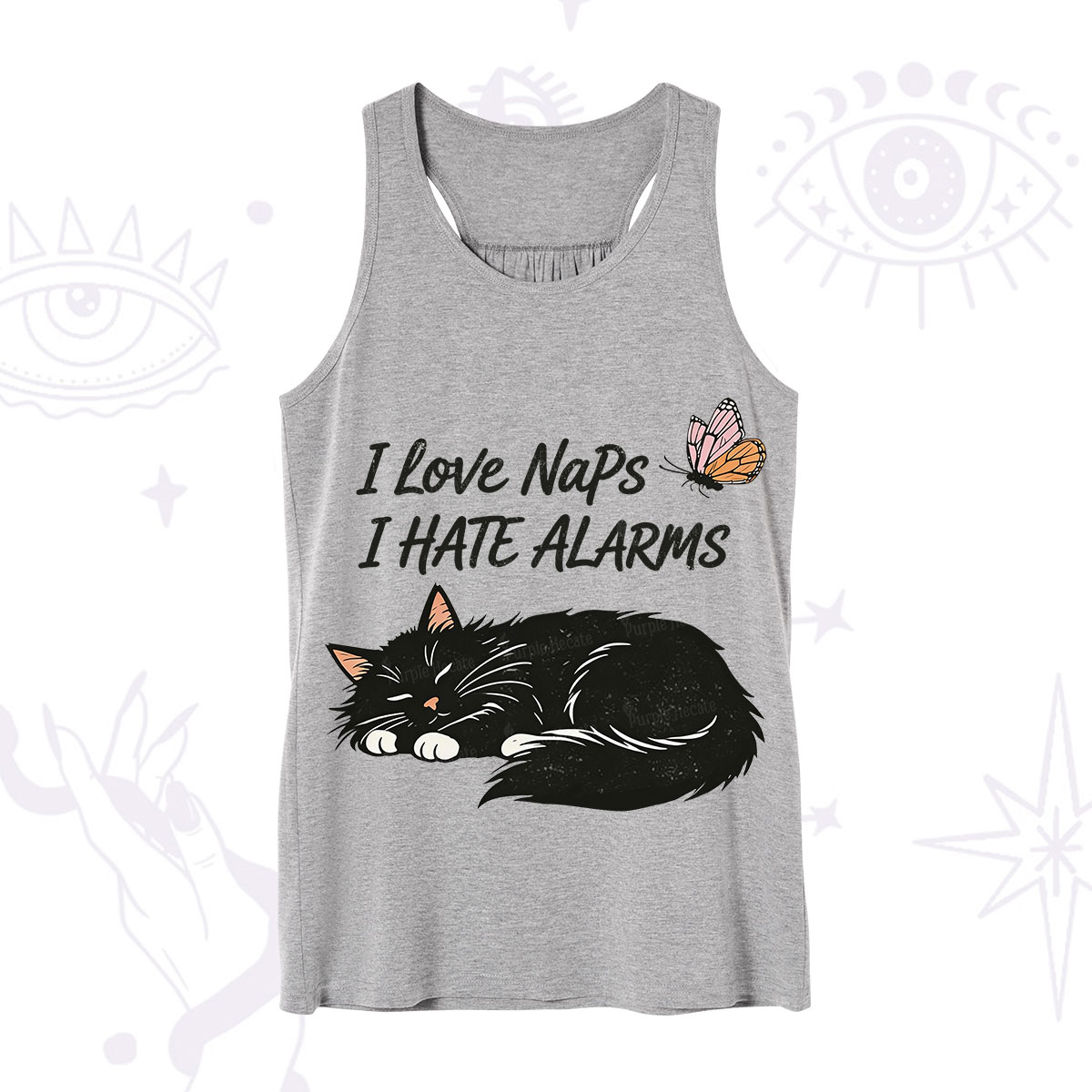 Purplehecate I Love Naps I Hate Alarms Tank