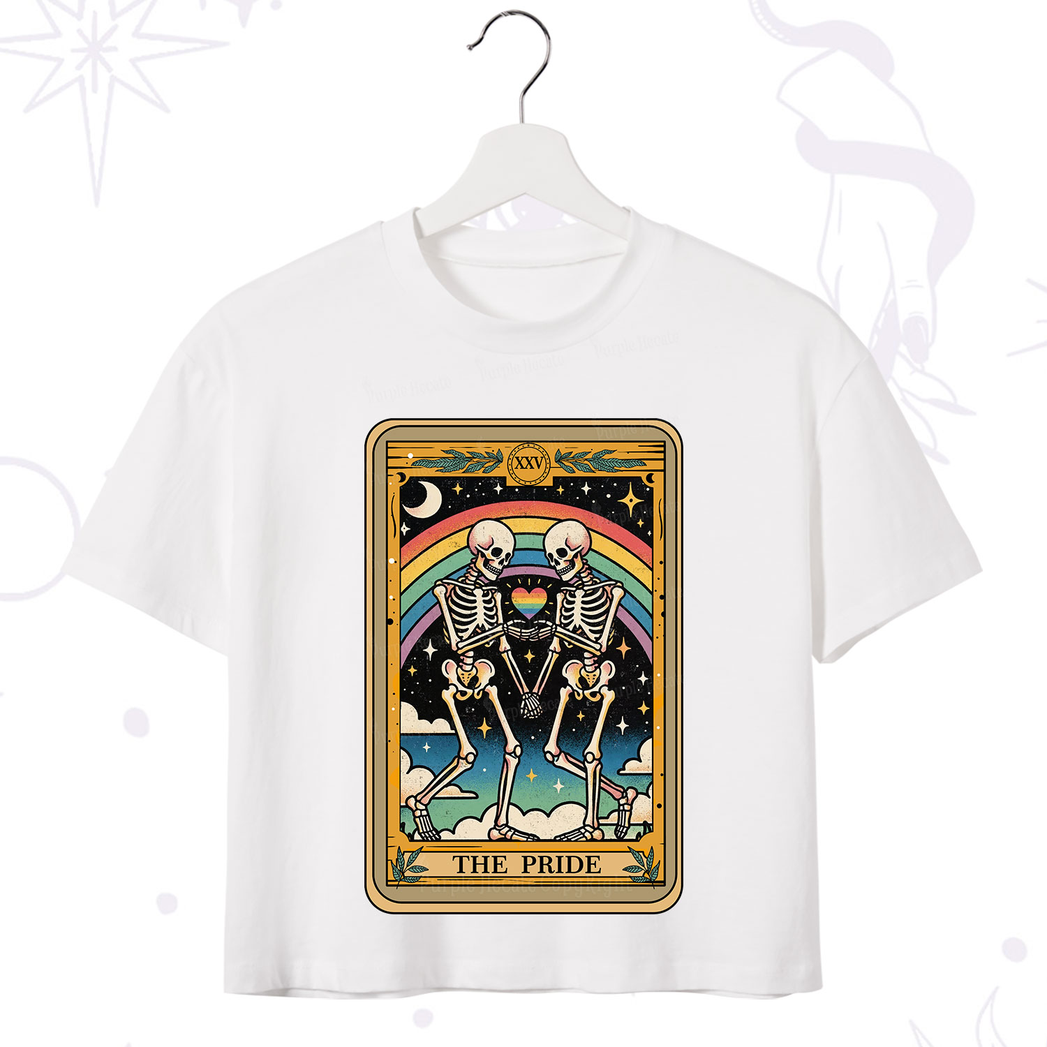 Purplehecate The Pride Tarot Crop T-Shirt