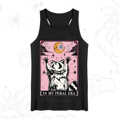 Purplehecate The In My Feral Era Tarot Raccoon Tank