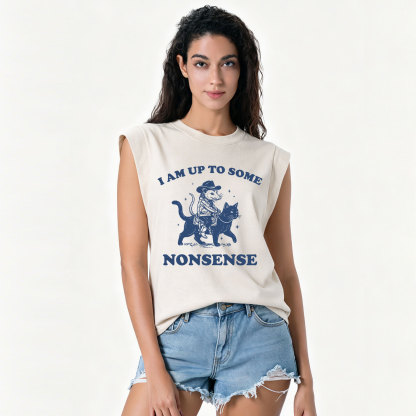 Purplehecate I Am Up To Some Nonsense Opossum Vintage Washed Tank