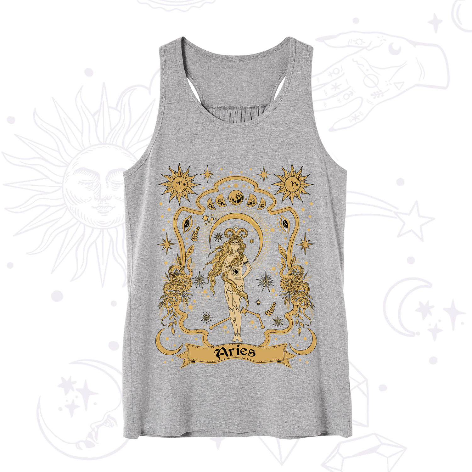 Purplehecate Aries' Astral Mirage Zodiac Tank