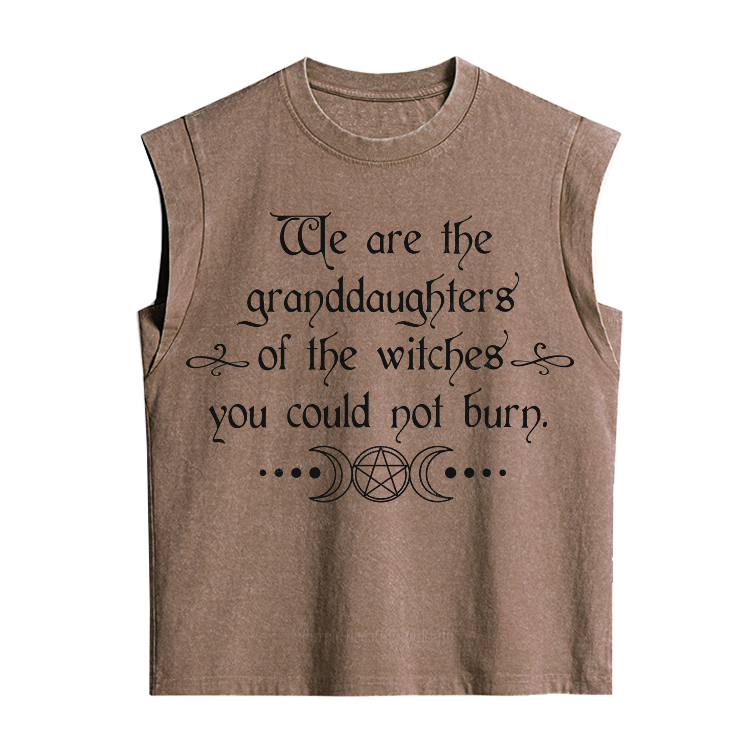 Purplehecate They Didn't Burn Witches They Burned Women Vintage Washed Tank