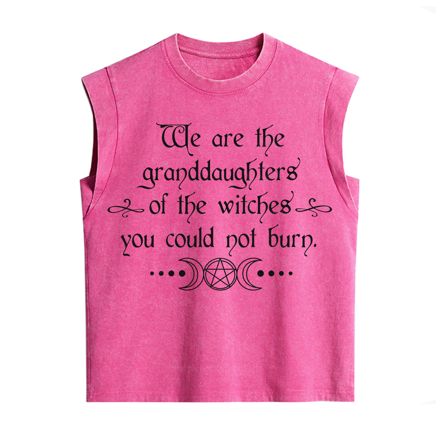 Purplehecate They Didn't Burn Witches They Burned Women Vintage Washed Tank