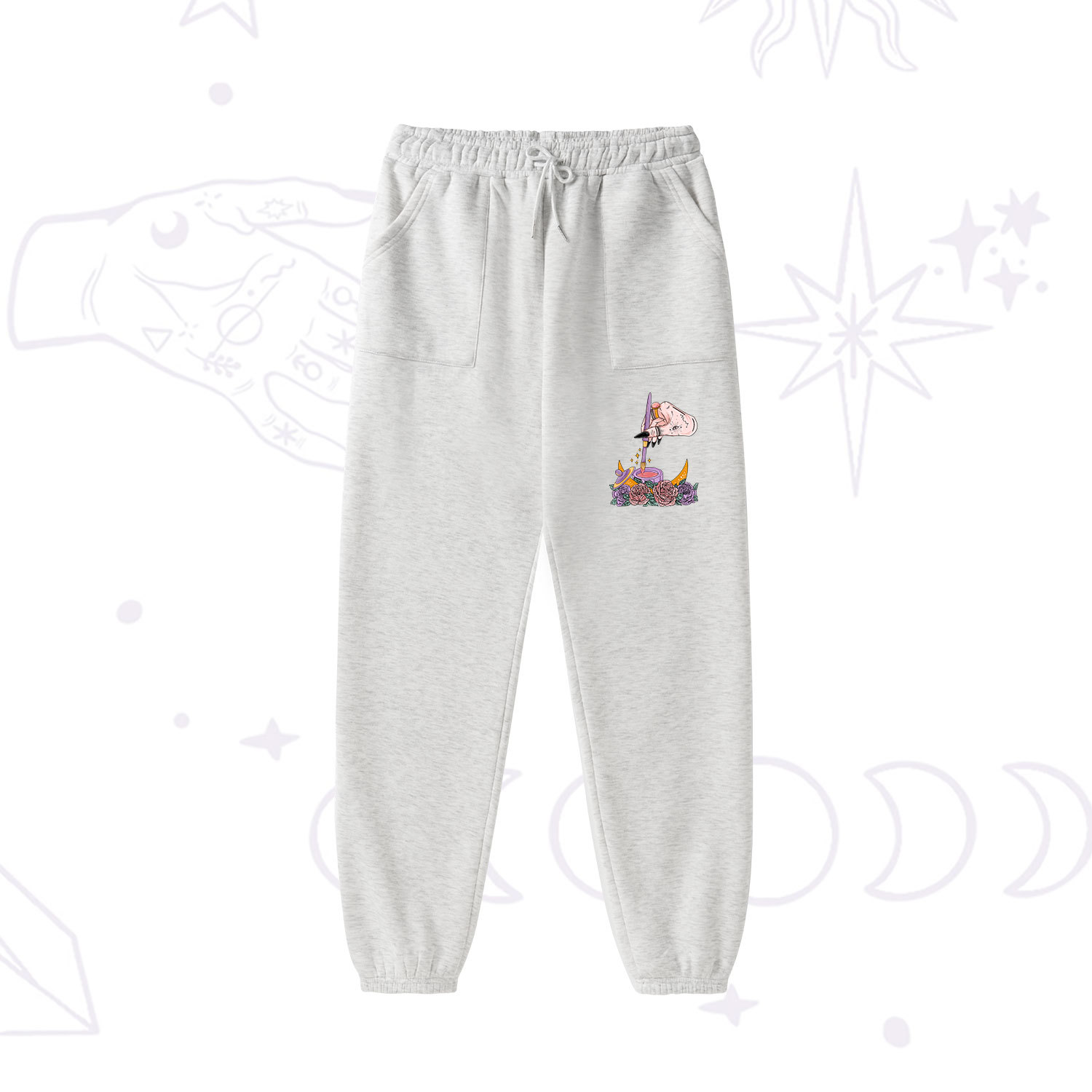 Purplehecate The Nail Artist Tarot Card Fleece Hoodie Suit