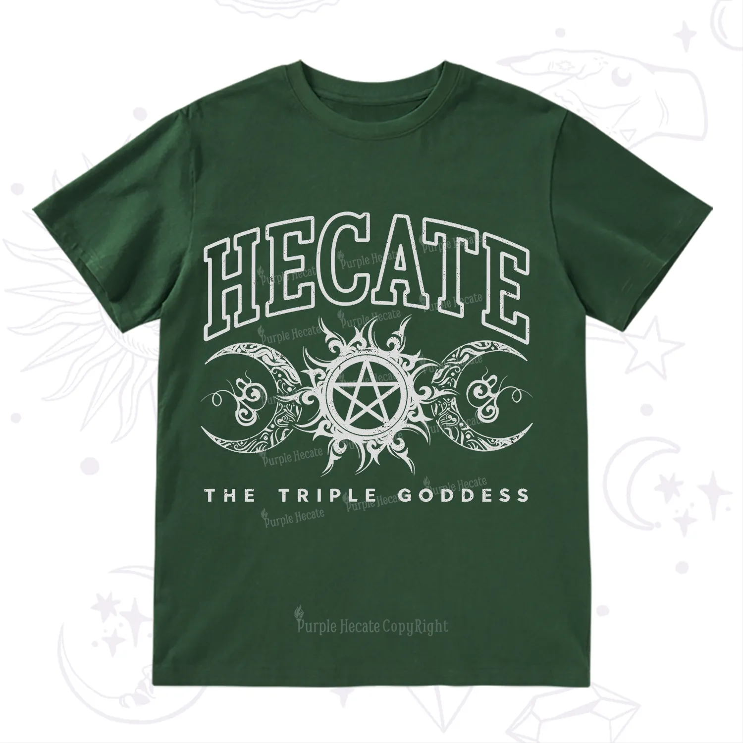 Purplehecate The Triple Goddess Hecate T-Shirt