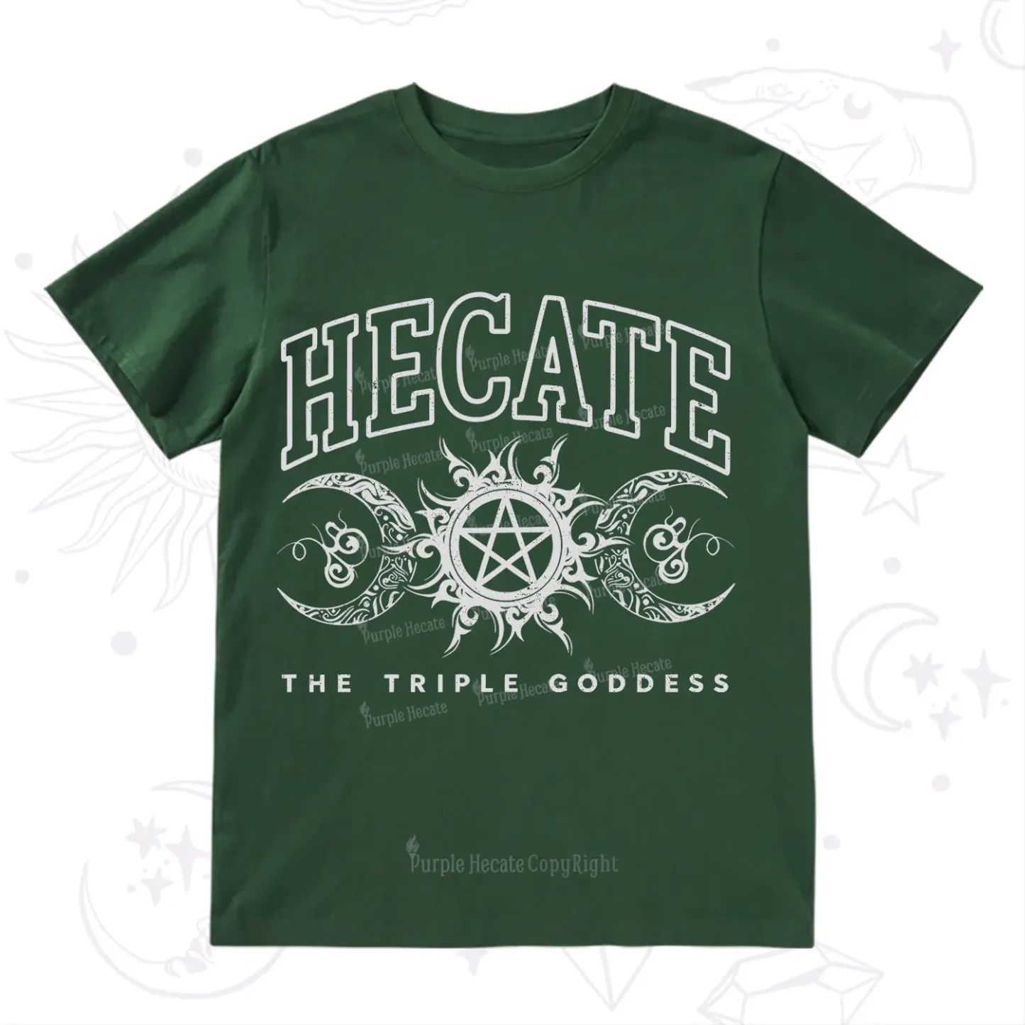 Purplehecate The Triple Goddess Hecate T-Shirt
