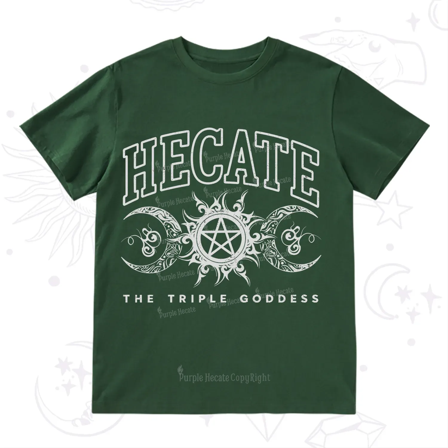 Purplehecate The Triple Goddess Hecate T-Shirt