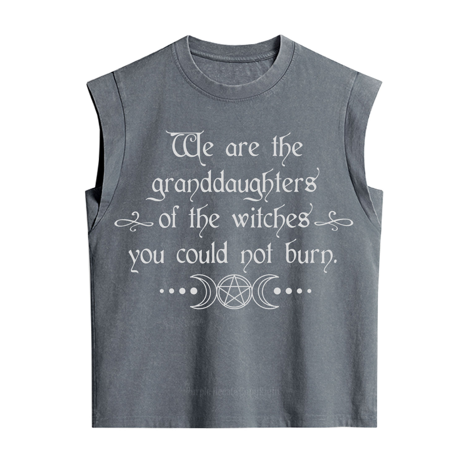 Purplehecate They Didn't Burn Witches They Burned Women Vintage Washed Tank