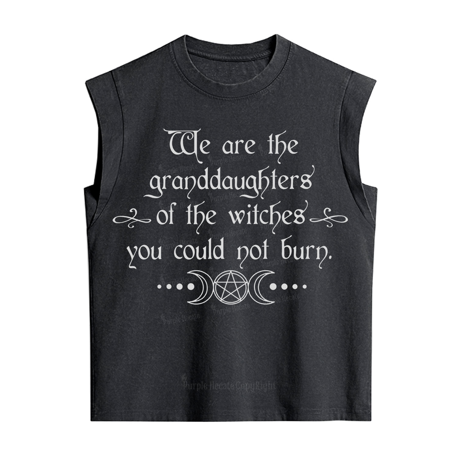 Purplehecate They Didn't Burn Witches They Burned Women Vintage Washed Tank