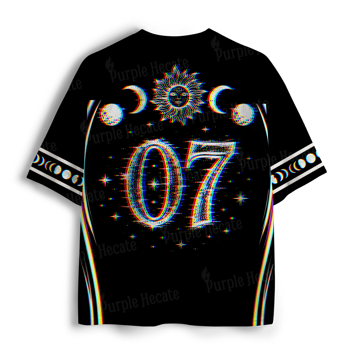 Purplehecate  Mushroom and Lunar Moth Mesh Jersey