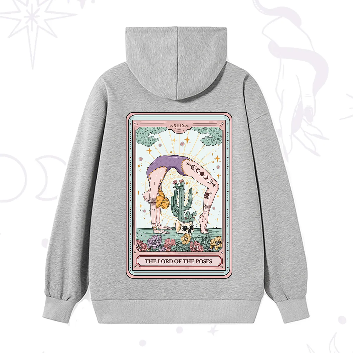 Purplehecate The Lord Of The Poses Tarot Hoodie