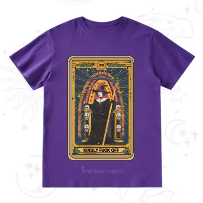 Purplehecate The Kindly Fuck Off Tarot T-Shirt