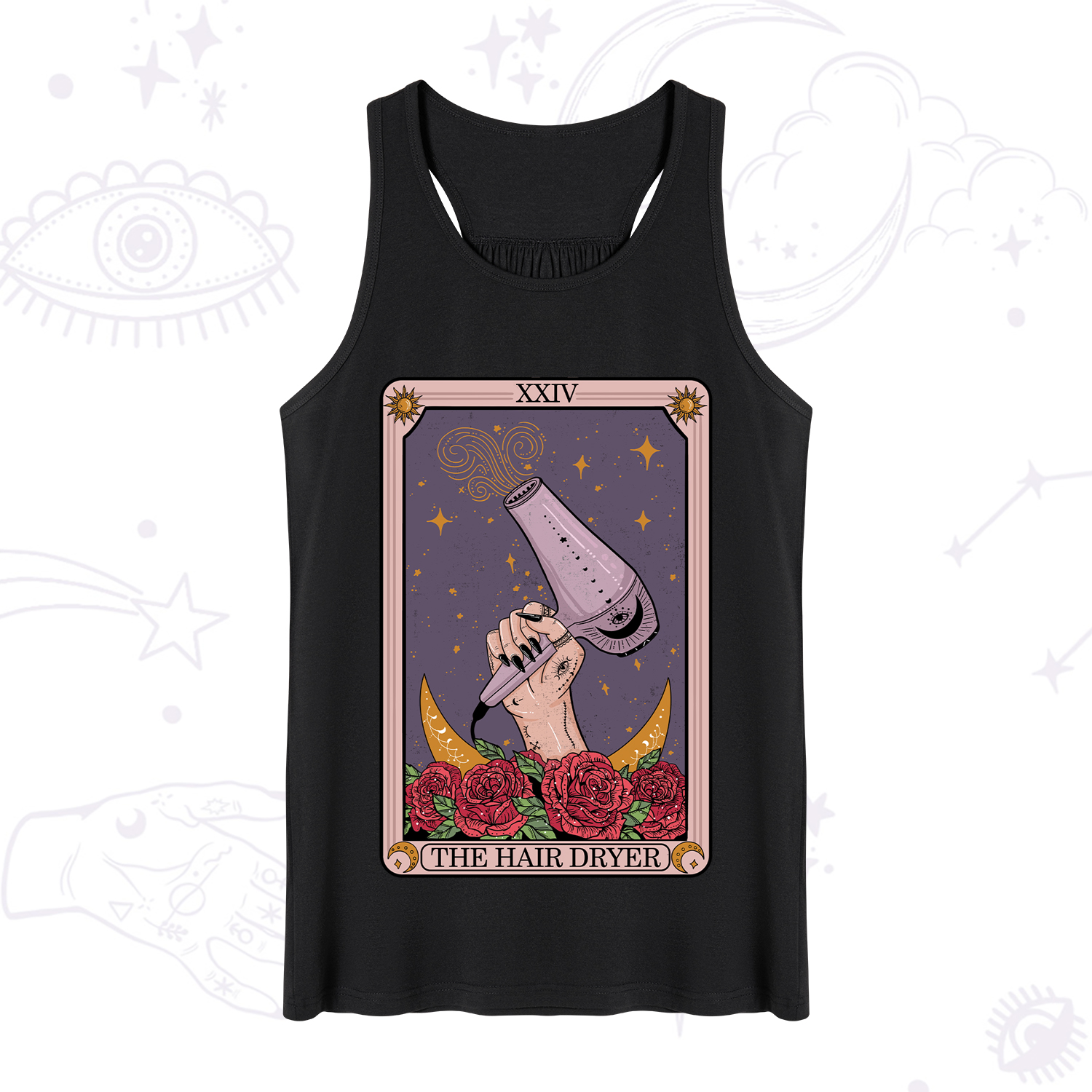 Purplehecate The Hair Dryer Tarot Tank