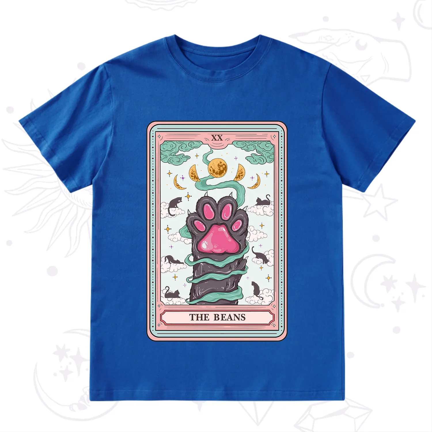 Purplehecate The Beans Cat Tarot T-Shirt