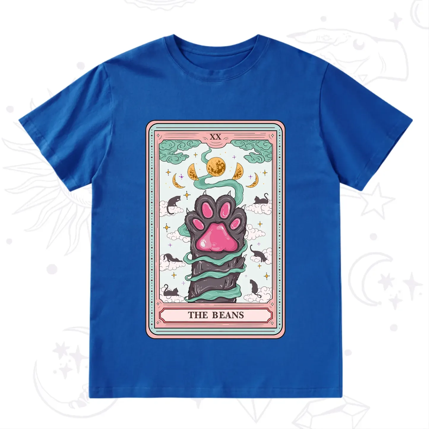 Purplehecate The Beans Cat Tarot T-Shirt