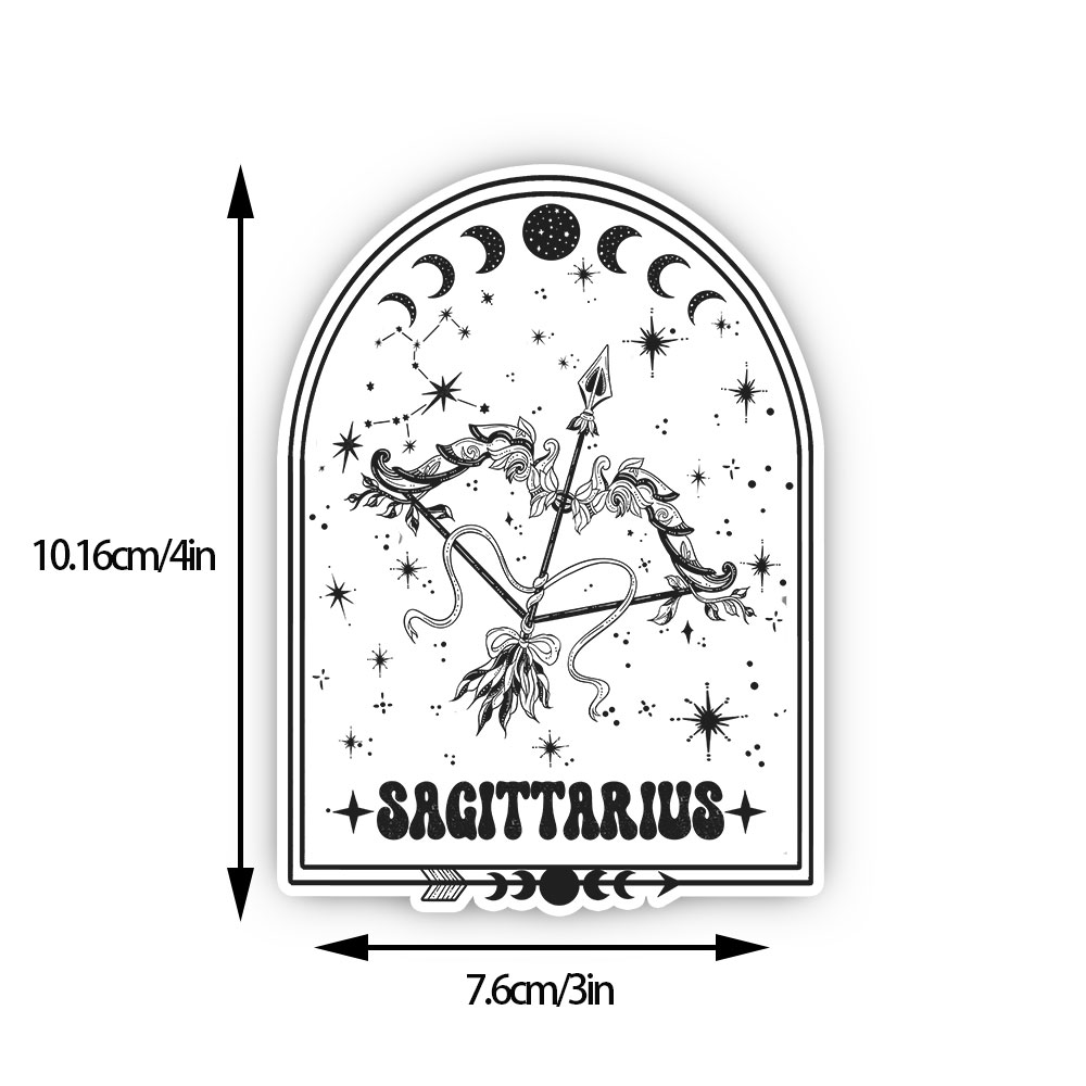 Purplehecate Zodiac Sagittarius Under the Stars Sticker