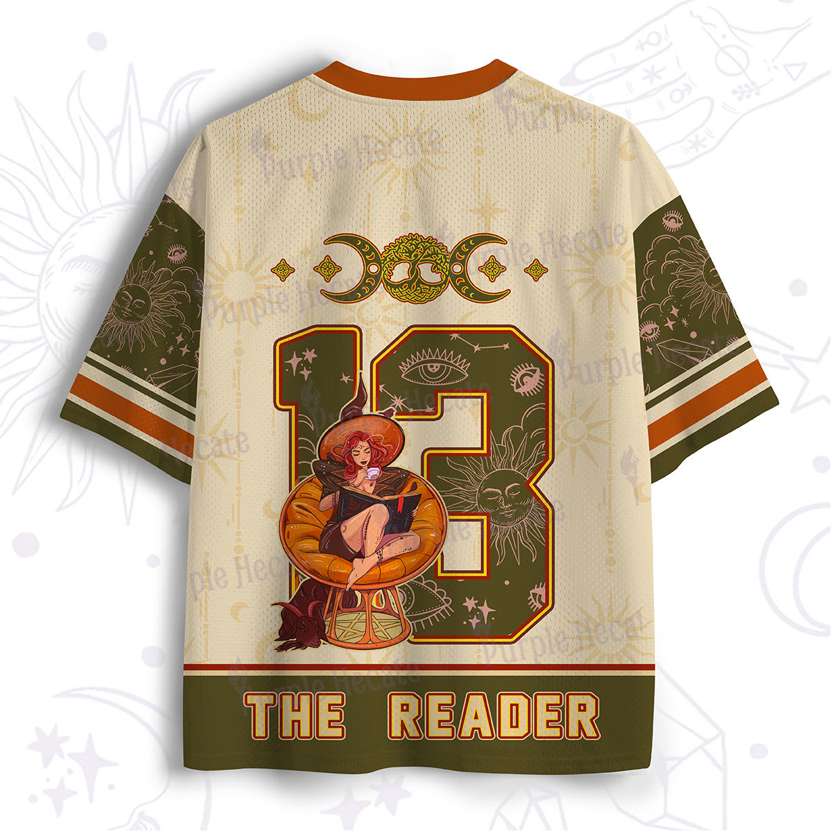 Purplehecate Arcana 13 The Reader Mesh Jersey