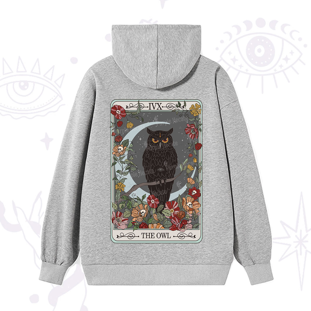 Purplehecate The Owl Tarot Hoodie