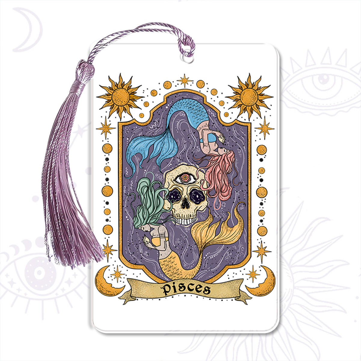 Purplehecate Pisces Zodiac Bookmark