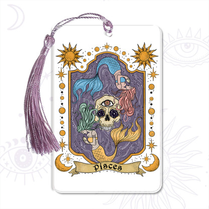 Purplehecate Pisces Zodiac Bookmark