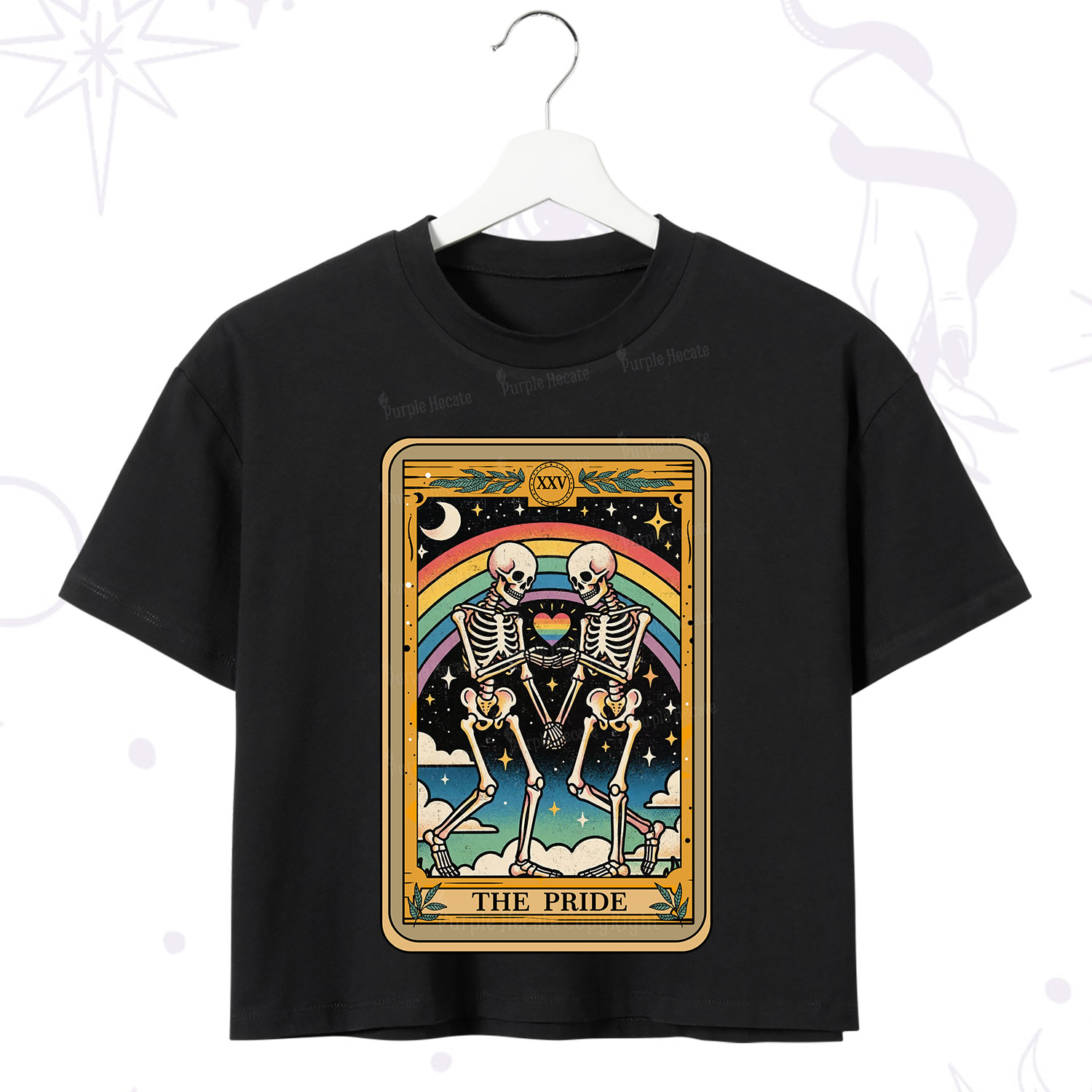 Purplehecate The Pride Tarot Crop T-Shirt