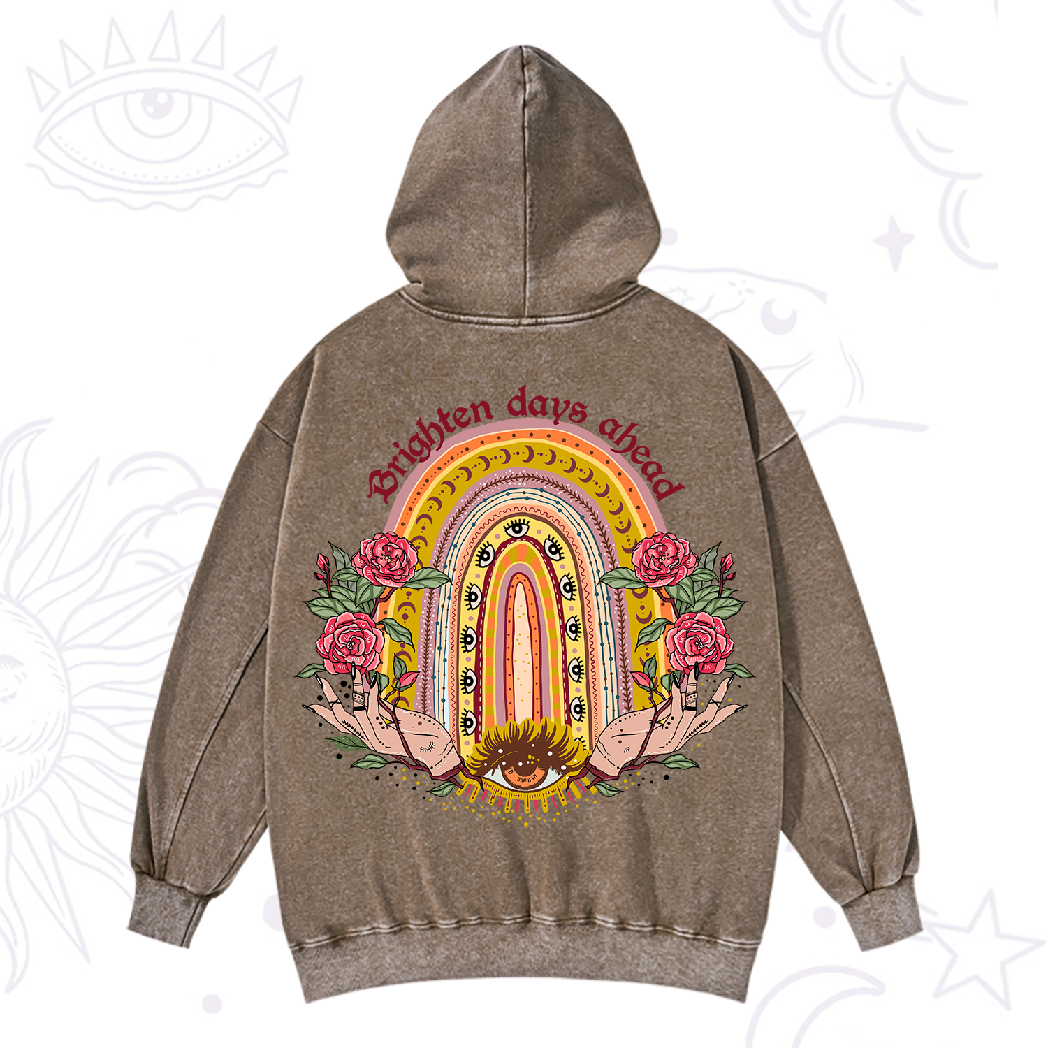 Purplehecate Brighten Days Ahead Washed Hoodie