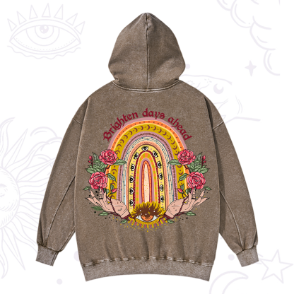 Purplehecate Brighten Days Ahead Washed Hoodie