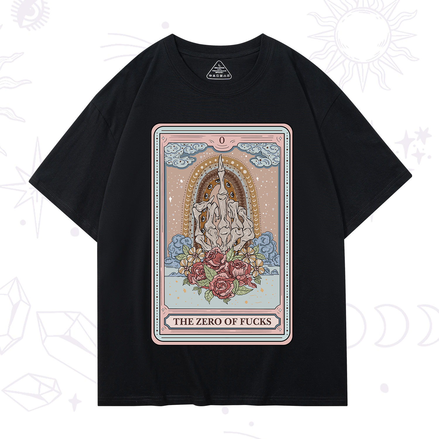 Purplehecate The Zero Of Fucks Tarot T-Shirt