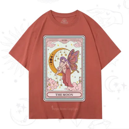 Purplehecate The Moon Tarot T-Shirt