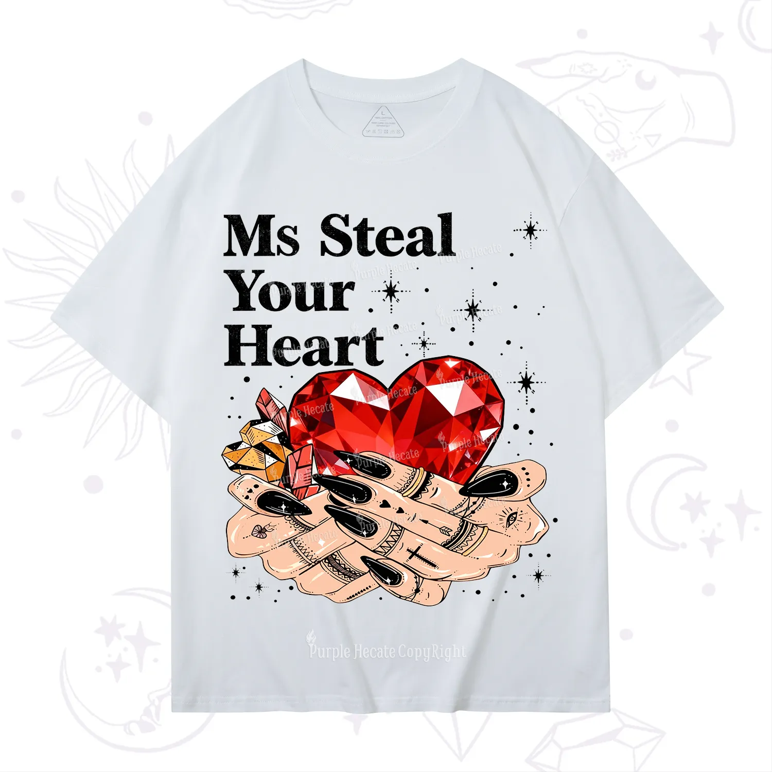 Purplehecate Ms Steal Your Heart Valentine T-Shirt