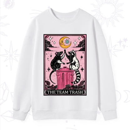 Purplehecate The Team Trash Opossum tarot Sweatshirt