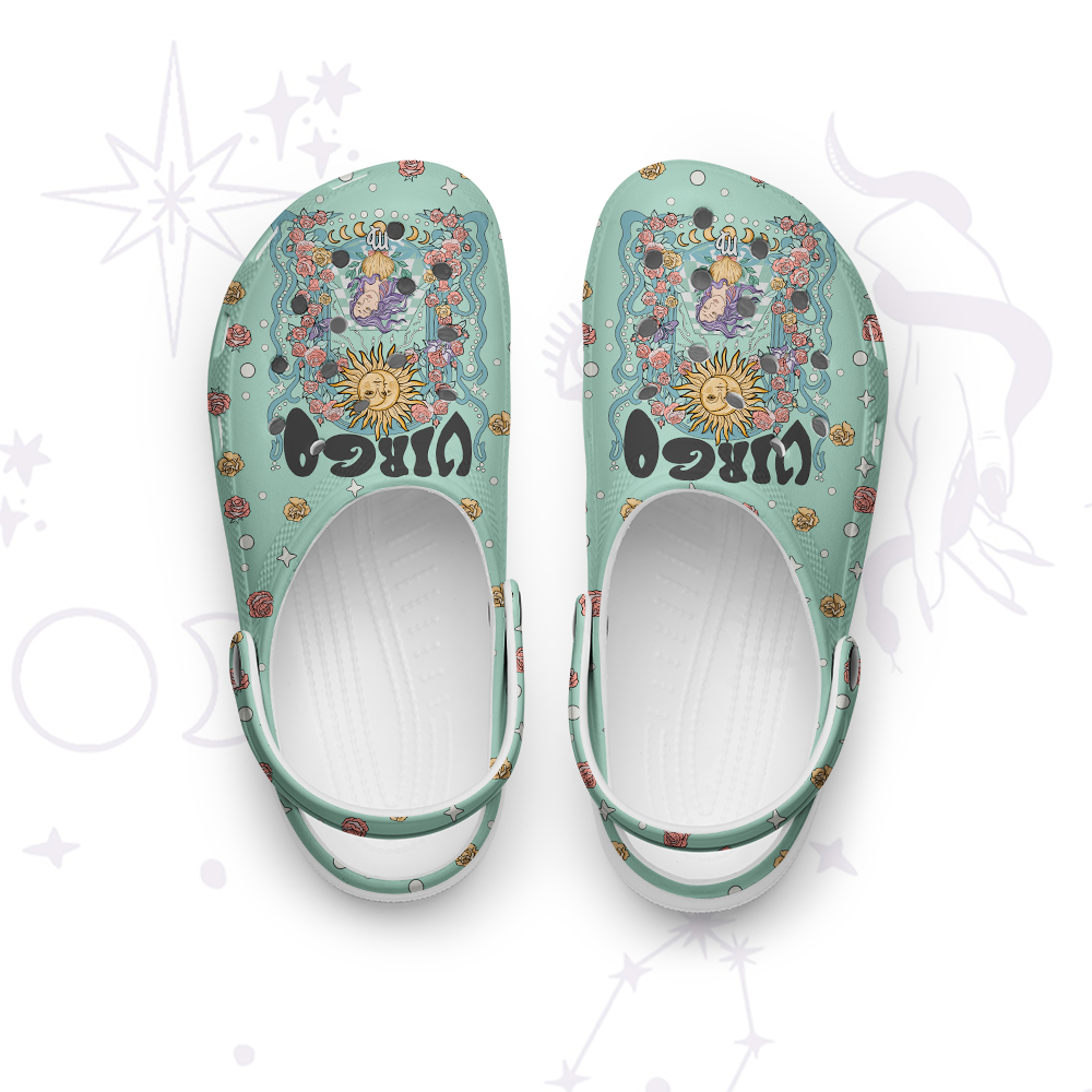 Purplehecate Virgo Spirit Zodiac Rubber Clogs