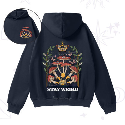 Purplehecate Stay Weird Fleece Hoodie Suit