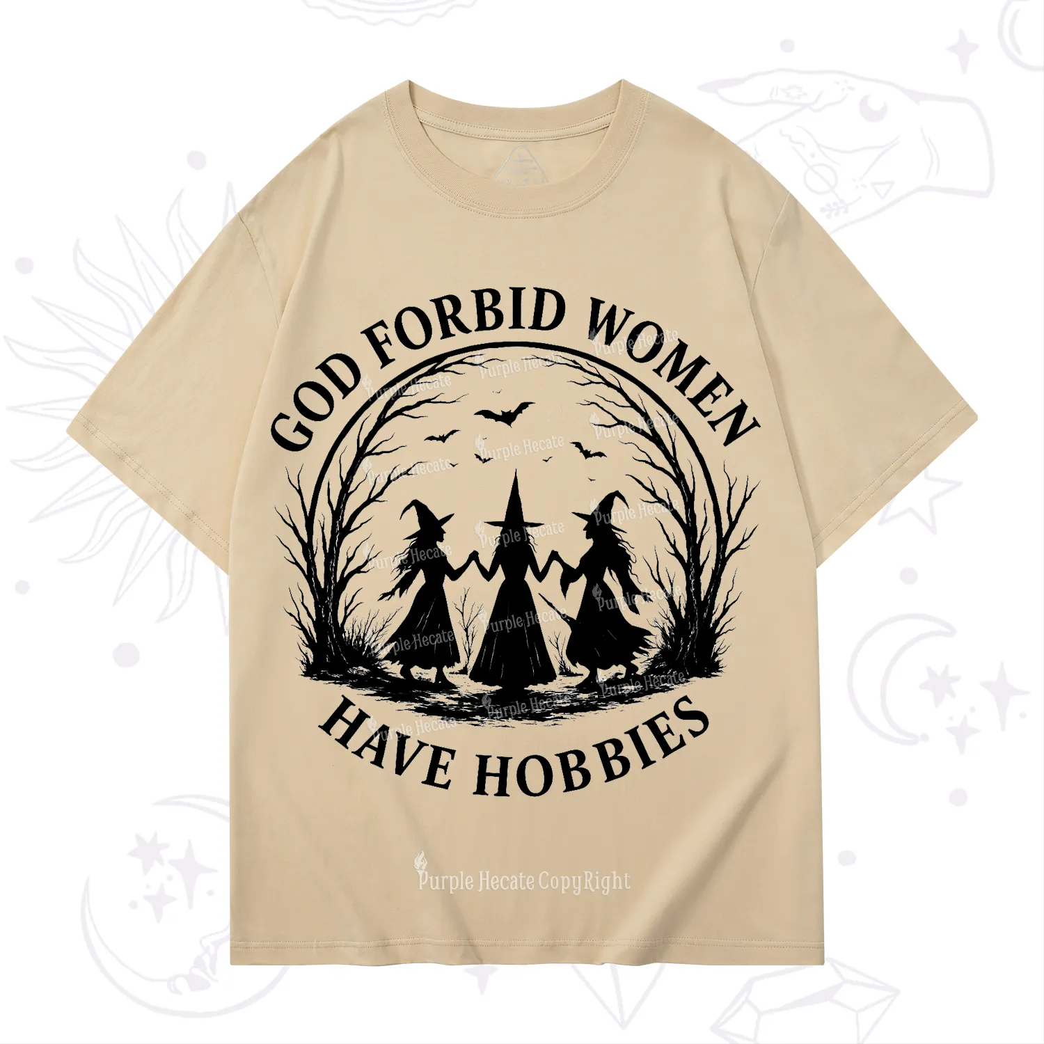Purplehecate God Forbid Women Have Hobbies T-Shirt