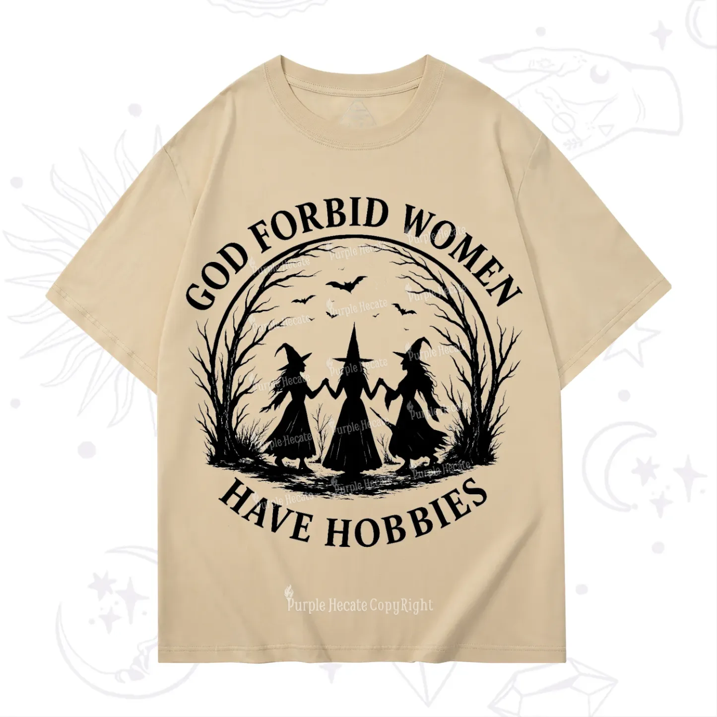 Purplehecate God Forbid Women Have Hobbies T-Shirt