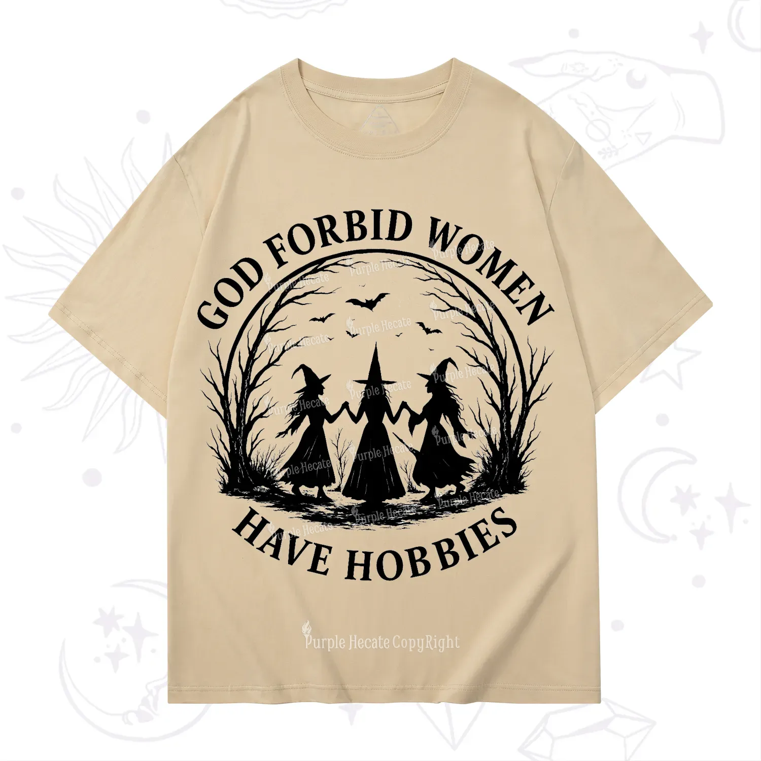 Purplehecate God Forbid Women Have Hobbies T-Shirt