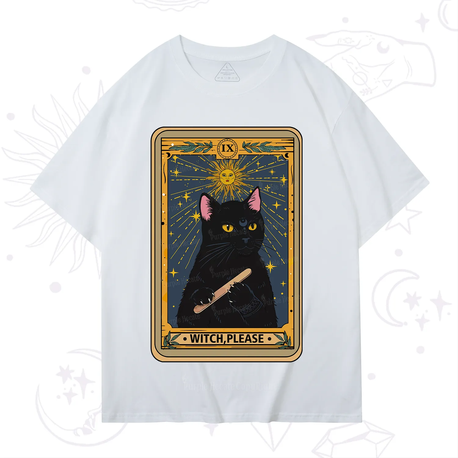 Purplehecate The Witch Please Tarot T-Shirt