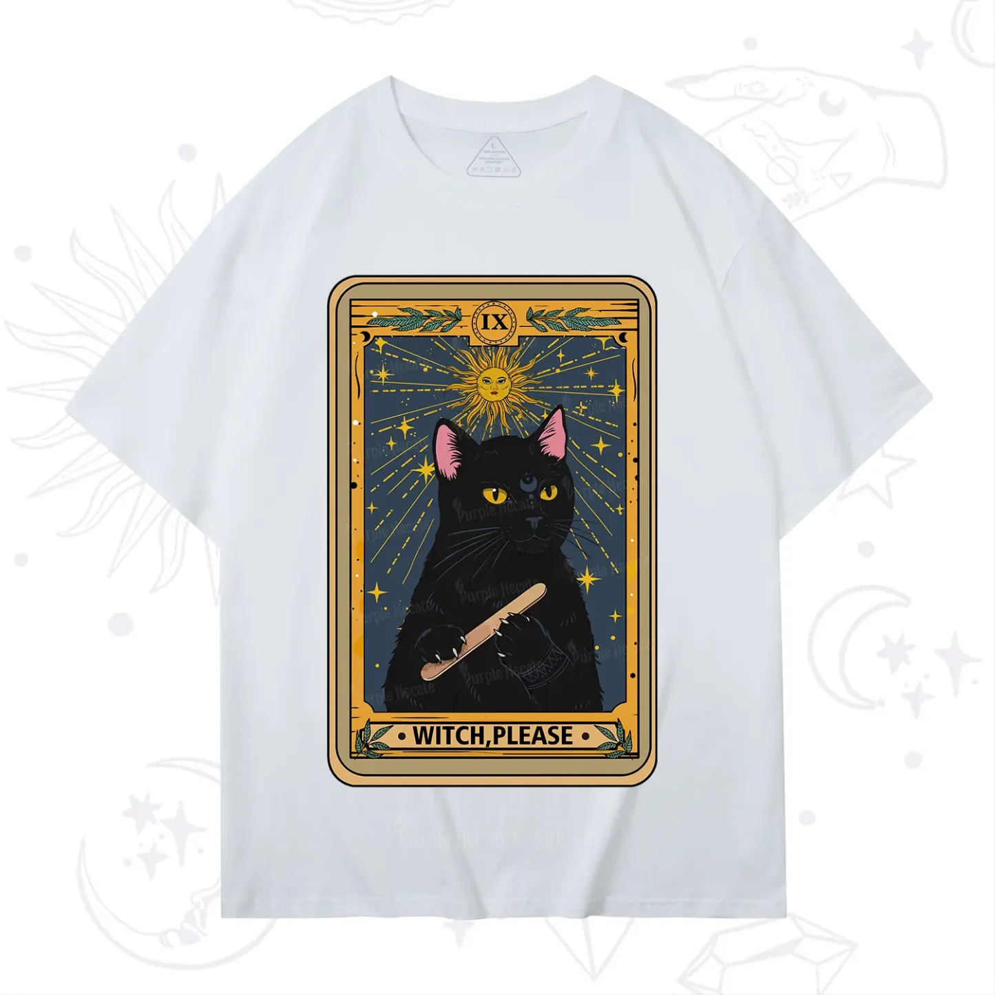 Purplehecate The Witch Please Tarot T-Shirt