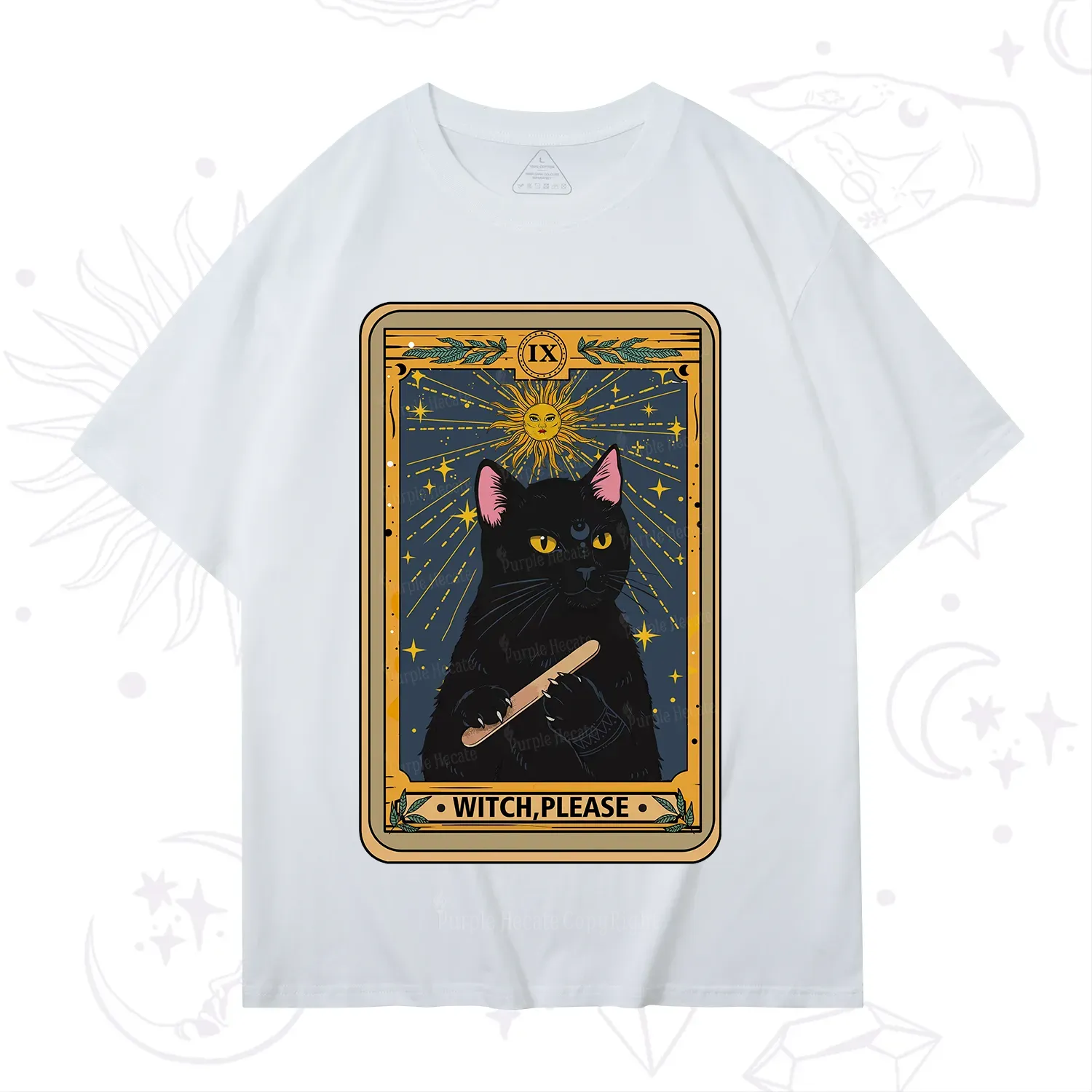 Purplehecate The Witch Please Tarot T-Shirt