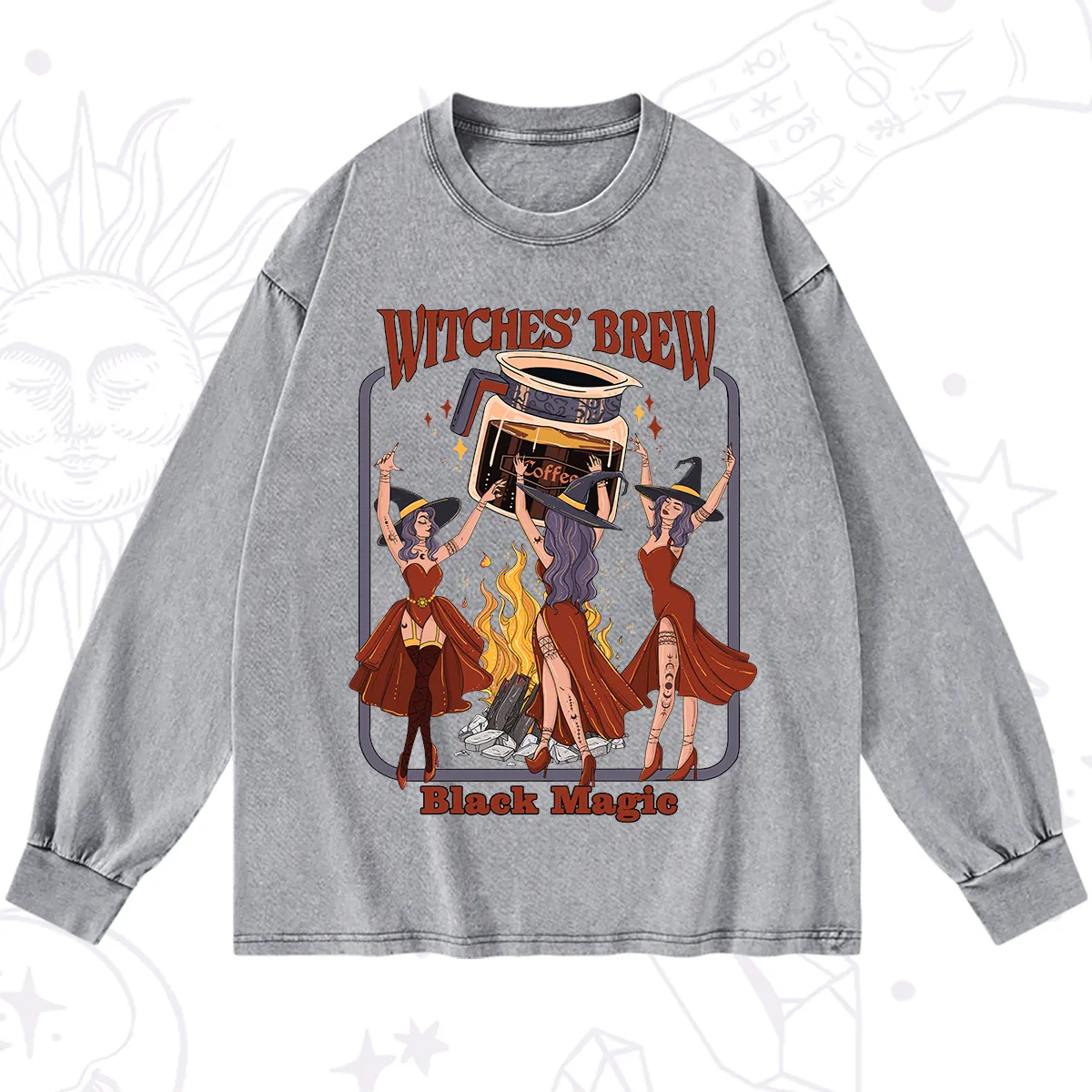 Purplehecate Witches' Brew Washed Long Sleeve Shirt