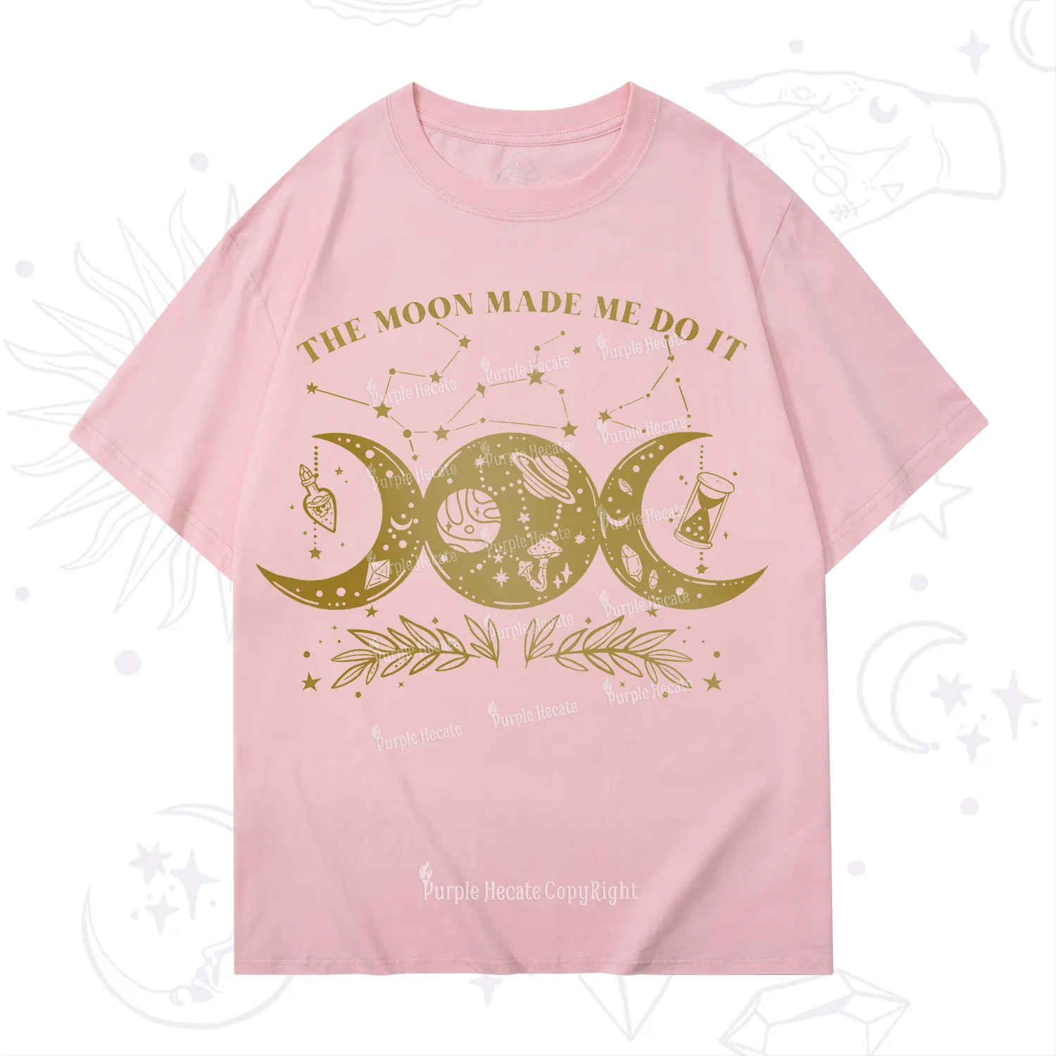 Purplehecate The Moon Made Me Do Itd T-Shirt