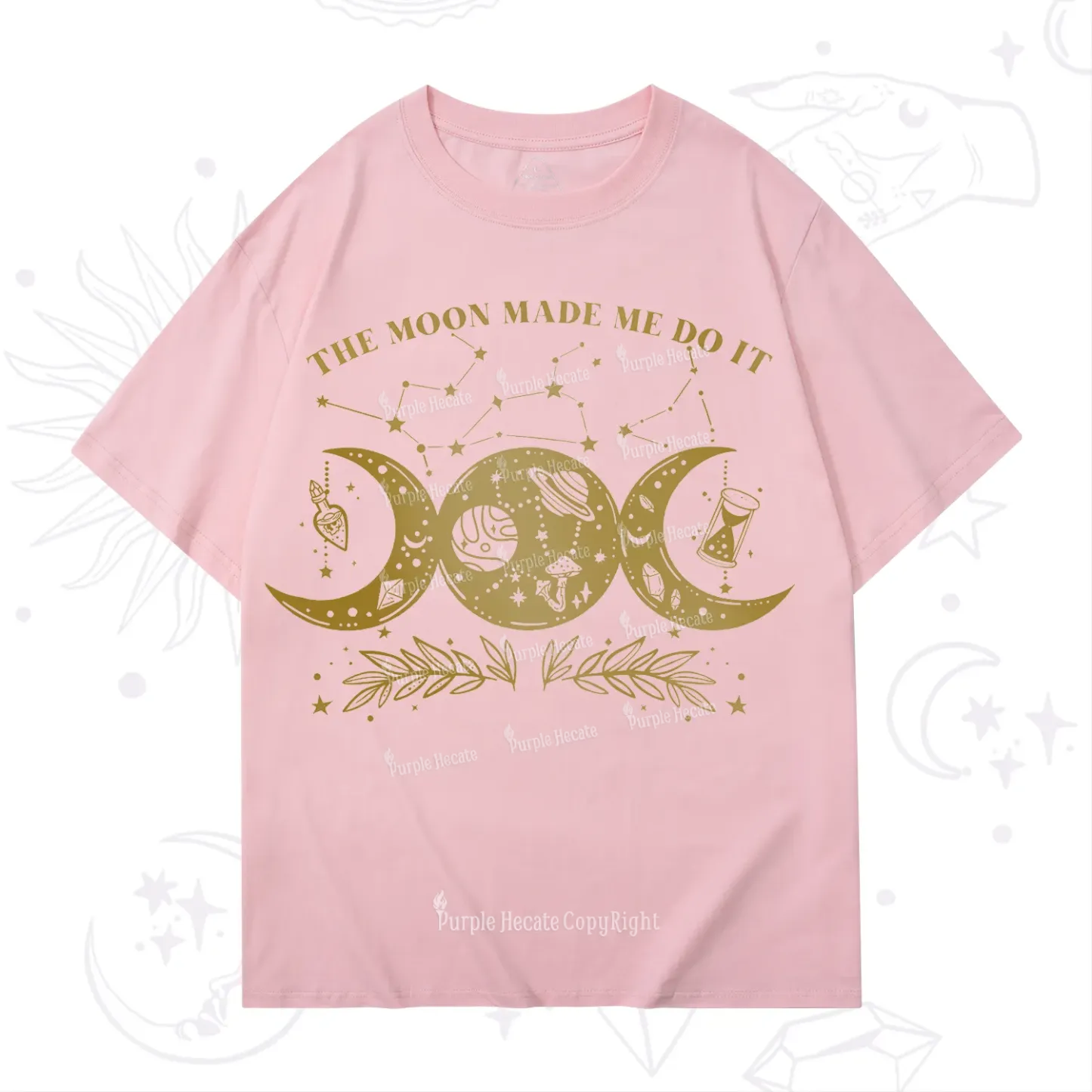 Purplehecate The Moon Made Me Do Itd T-Shirt