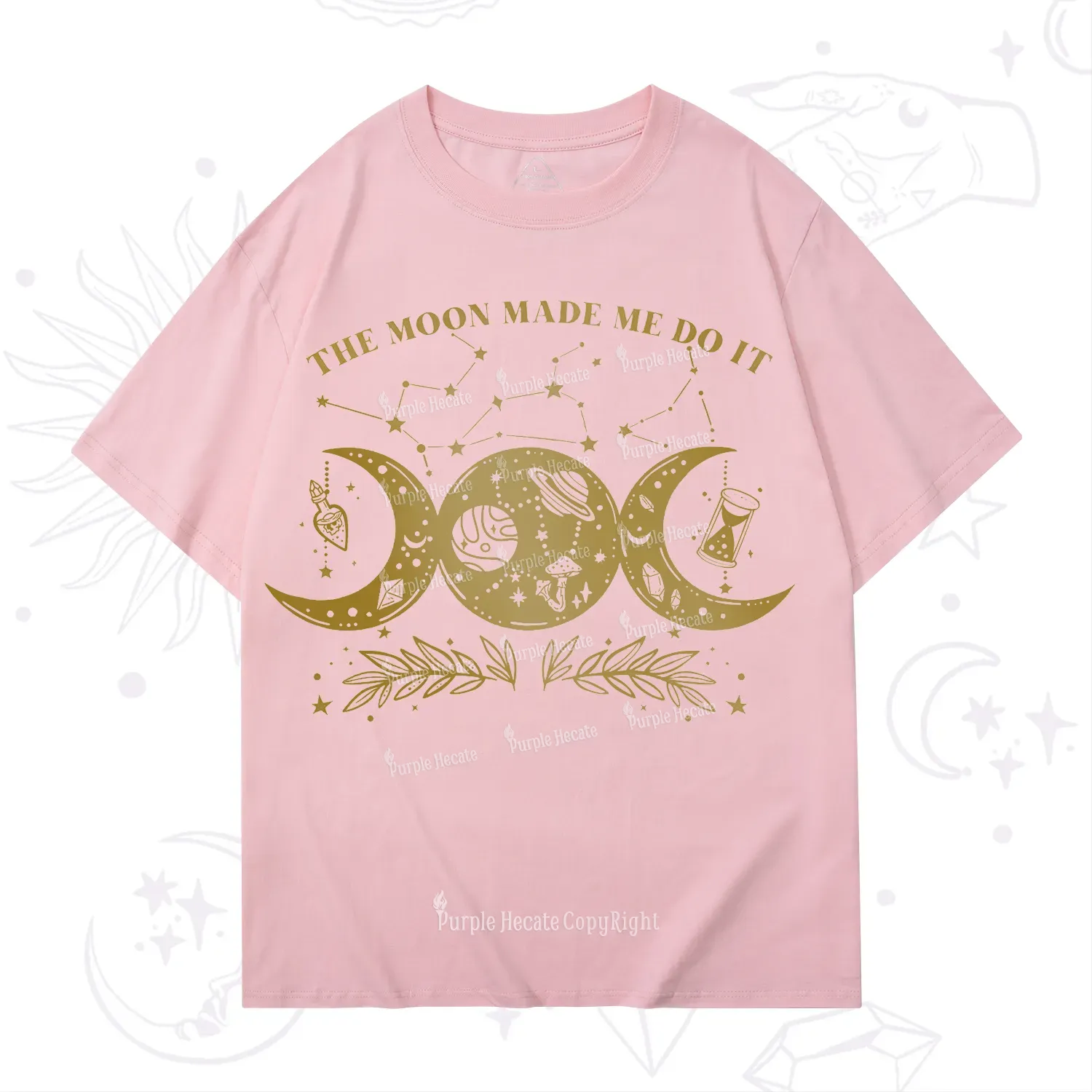 Purplehecate The Moon Made Me Do Itd T-Shirt