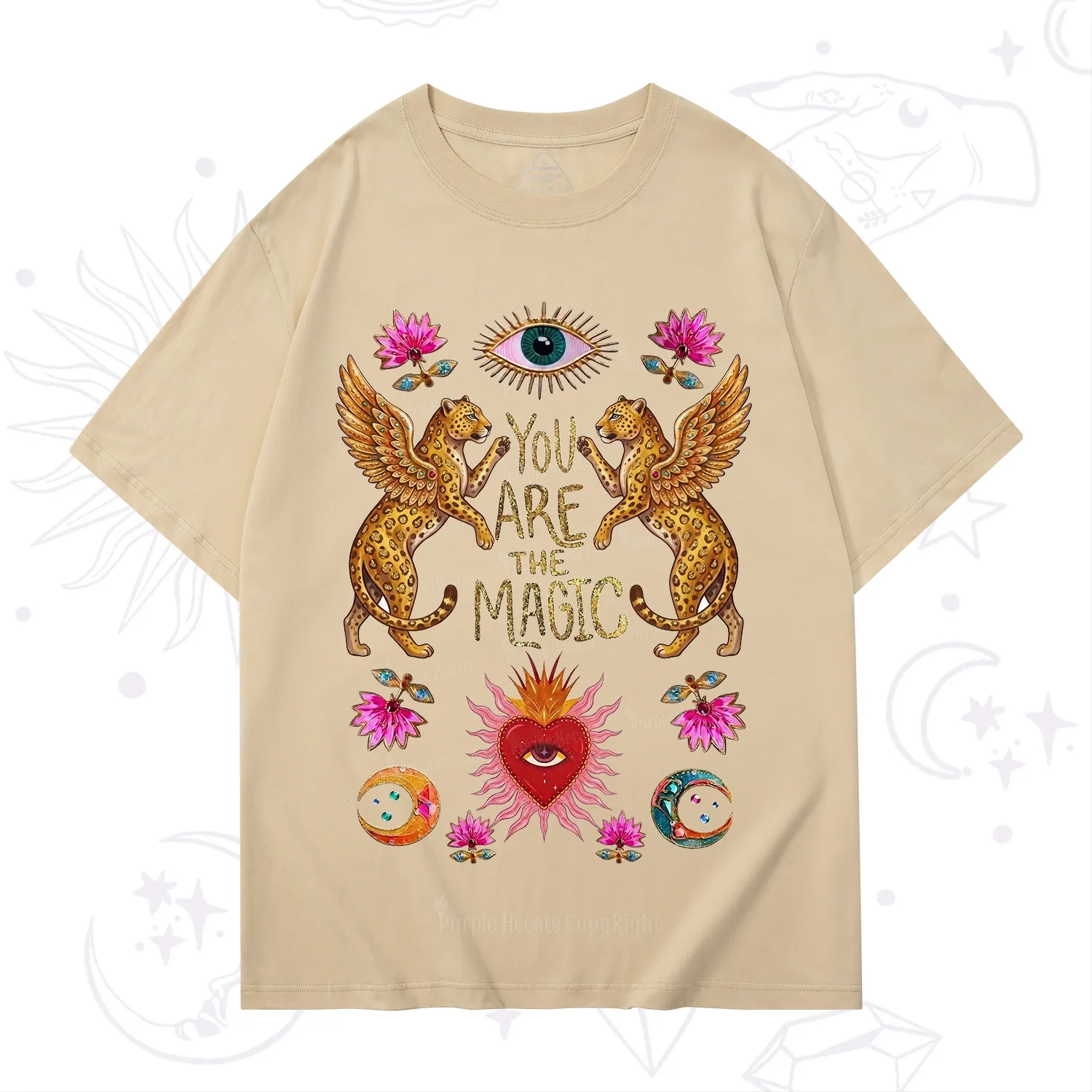 Purplehecate Vintage Tiger You Are The Magic T-Shirt