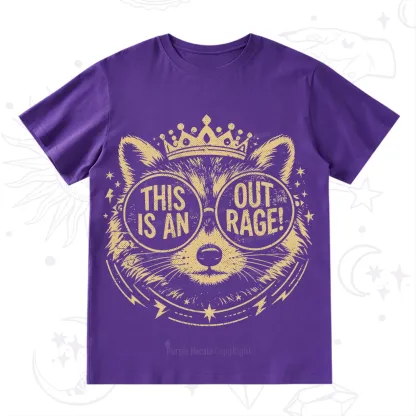 Purplehecate Royal Raccoon Rage T-Shirt