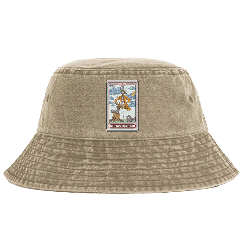 Purplehecate The Two Of Deez Tarot Bucket Hat
