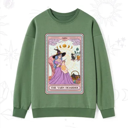 Purplehecate The Yarn Hoarder Tarot Sweatshirt
