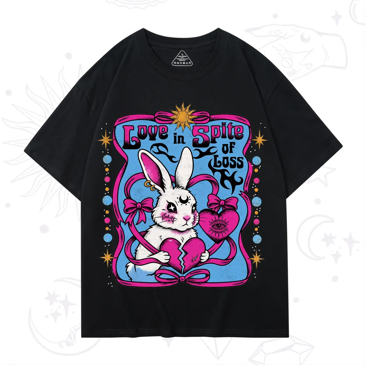 Purplehecate Love in Spite of Loss Bunny T-Shirt