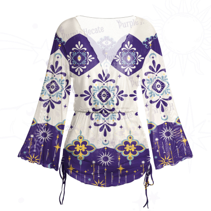 Purplehecate Celestial Oracle Mesh Cover Up Dress